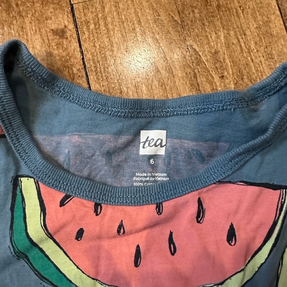 Tea Collection, Watermelon Print Dress, size 6 - Picture 3 of 3